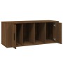 TV-Schrank aus braunem Eichensperrholz, 100 x 35 x 40 cm von vidaXL, TV-Möbel - Ref: Foro24-816807, Preis: 56,58 €, Rabatt: %