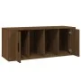 TV-Schrank aus braunem Eichensperrholz, 100 x 35 x 40 cm von vidaXL, TV-Möbel - Ref: Foro24-816807, Preis: 55,94 €, Rabatt: %