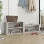 Mueble zapatero madera contrachapada gris hormigón 150x35x45 cm by vidaXL, Shoe racks and shoe organizers - Ref: Foro24-81691...