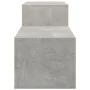 Mueble zapatero madera contrachapada gris hormigón 150x35x45 cm by vidaXL, Shoe racks and shoe organizers - Ref: Foro24-81691...