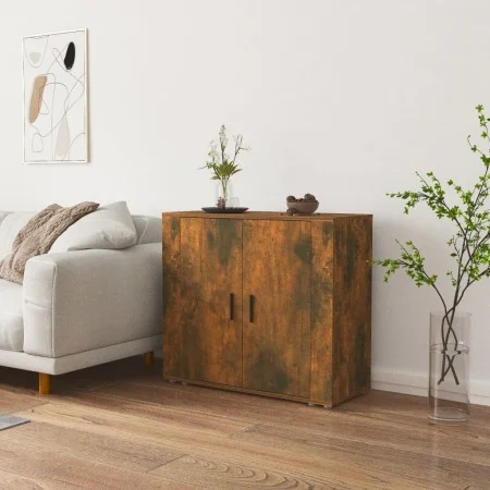 Sperrholz Sideboard Räuchereiche Farbe 80x33x70 cm von vidaXL, Sideboards - Ref: Foro24-816565, Preis: 91,94 €, Rabatt: %
