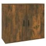 Sperrholz Sideboard Räuchereiche Farbe 80x33x70 cm von vidaXL, Sideboards - Ref: Foro24-816565, Preis: 91,94 €, Rabatt: %