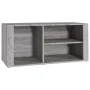 Mueble zapatero madera contrachapada gris Sonoma 100x35x45 cm de vidaXL, Zapateros y organizadores de calzado - Ref: Foro24-8...
