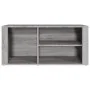 Mueble zapatero madera contrachapada gris Sonoma 100x35x45 cm de vidaXL, Zapateros y organizadores de calzado - Ref: Foro24-8...
