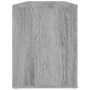 Mueble zapatero madera contrachapada gris Sonoma 100x35x45 cm de vidaXL, Zapateros y organizadores de calzado - Ref: Foro24-8...