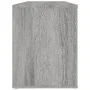 Mueble zapatero madera contrachapada gris Sonoma 100x35x45 cm de vidaXL, Zapateros y organizadores de calzado - Ref: Foro24-8...