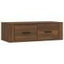 Hängender TV-Schrank aus braunem Eichensperrholz, 80 x 36 x 25 cm von vidaXL, TV-Möbel - Ref: Foro24-816839, Preis: 52,45 €, ...