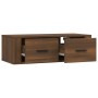 Hängender TV-Schrank aus braunem Eichensperrholz, 80 x 36 x 25 cm von vidaXL, TV-Möbel - Ref: Foro24-816839, Preis: 52,45 €, ...