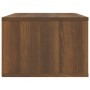 Hängender TV-Schrank aus braunem Eichensperrholz, 80 x 36 x 25 cm von vidaXL, TV-Möbel - Ref: Foro24-816839, Preis: 52,45 €, ...