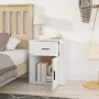 Weißer Nachttisch aus Sperrholz, 50 x 36 x 60 cm von vidaXL, Nachttische - Ref: Foro24-816720, Preis: 56,27 €, Rabatt: %