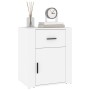 Weißer Nachttisch aus Sperrholz, 50 x 36 x 60 cm von vidaXL, Nachttische - Ref: Foro24-816720, Preis: 56,99 €, Rabatt: %