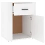 Weißer Nachttisch aus Sperrholz, 50 x 36 x 60 cm von vidaXL, Nachttische - Ref: Foro24-816720, Preis: 56,27 €, Rabatt: %