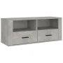 Mueble para TV contrachapada gris hormigón 100x35x40 cm de vidaXL, Muebles TV - Ref: Foro24-816812, Precio: 69,54 €, Descuent...