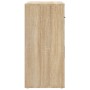 Plywood sideboard in Sonoma oak color 80x33x70 cm by vidaXL, Sideboards - Ref: Foro24-816571, Price: 92,66 €, Discount: %