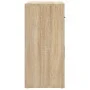 Plywood sideboard in Sonoma oak color 80x33x70 cm by vidaXL, Sideboards - Ref: Foro24-816571, Price: 91,16 €, Discount: %