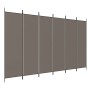 Divider screen with 6 anthracite gray fabric panels 300x220 cm by vidaXL, Room dividers - Ref: Foro24-350208, Price: 53,47 €,...