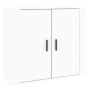 Aparador de madera contrachapada blanco 80x33x70 cm de vidaXL, Aparadores - Ref: Foro24-816560, Precio: 85,20 €, Descuento: %