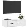 Hängendes TV-Möbel aus glänzendem weißem Holz 80x36x25 cm von vidaXL, TV-Möbel - Ref: Foro24-816834, Preis: 42,07 €, Rabatt: %