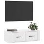 Hängendes TV-Möbel aus glänzendem weißem Holz 80x36x25 cm von vidaXL, TV-Möbel - Ref: Foro24-816834, Preis: 42,45 €, Rabatt: %
