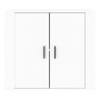 Aparador de madera contrachapada blanco 80x33x70 cm de vidaXL, Aparadores - Ref: Foro24-816560, Precio: 85,20 €, Descuento: %