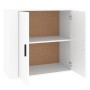 Weißes Sperrholz-Sideboard 80x33x70 cm von vidaXL, Sideboards - Ref: Foro24-816560, Preis: 88,46 €, Rabatt: %