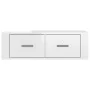 Hängendes TV-Möbel aus glänzendem weißem Holz 80x36x25 cm von vidaXL, TV-Möbel - Ref: Foro24-816834, Preis: 42,07 €, Rabatt: %