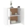 Aparador de madera contrachapada blanco 80x33x70 cm de vidaXL, Aparadores - Ref: Foro24-816560, Precio: 86,88 €, Descuento: %