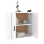 Weißes Sperrholz-Sideboard 80x33x70 cm von vidaXL, Sideboards - Ref: Foro24-816560, Preis: 88,46 €, Rabatt: %
