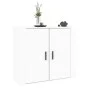 Weißes Sperrholz-Sideboard 80x33x70 cm von vidaXL, Sideboards - Ref: Foro24-816560, Preis: 86,89 €, Rabatt: %