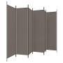 Divider screen with 6 anthracite gray fabric panels 300x220 cm by vidaXL, Room dividers - Ref: Foro24-350208, Price: 53,47 €,...