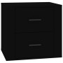 Schwarzer Nachttisch 50x39x47 cm von vidaXL, Schließfächer und Lagerschränke - Ref: Foro24-816705, Preis: 57,95 €, Rabatt: %