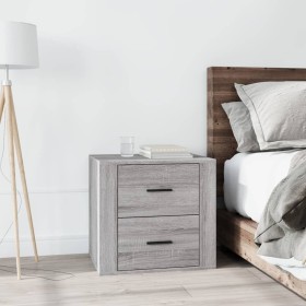 Sonoma grauer Nachttisch 50x39x47 cm von vidaXL, Schließfächer und Lagerschränke - Ref: Foro24-816710, Preis: 70,87 €, Rabatt: %