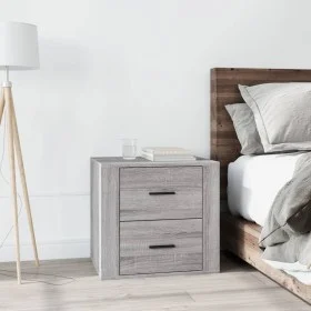 Sonoma grauer Nachttisch 50x39x47 cm von vidaXL, Schließfächer und Lagerschränke - Ref: Foro24-816710, Preis: 69,74 €, Rabatt: %