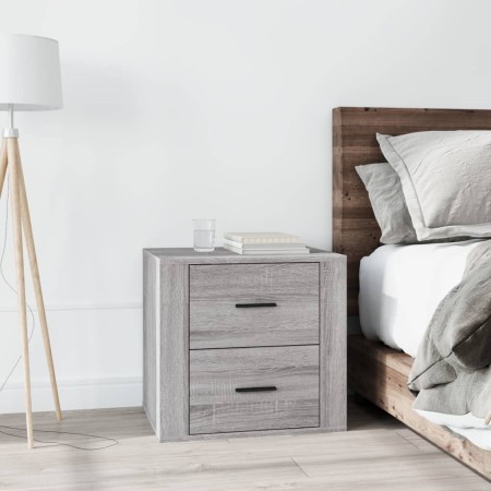 Sonoma grauer Nachttisch 50x39x47 cm von vidaXL, Schließfächer und Lagerschränke - Ref: Foro24-816710, Preis: 70,87 €, Rabatt: %