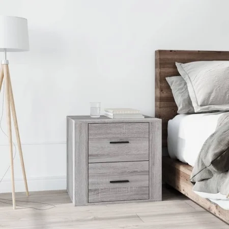 Sonoma gray nightstand 50x39x47 cm by vidaXL, Lockers and storage cabinets - Ref: Foro24-816710, Price: 69,74 €, Discount: %