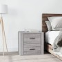 Sonoma grauer Nachttisch 50x39x47 cm von vidaXL, Schließfächer und Lagerschränke - Ref: Foro24-816710, Preis: 70,87 €, Rabatt: %