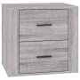 Sonoma grauer Nachttisch 50x39x47 cm von vidaXL, Schließfächer und Lagerschränke - Ref: Foro24-816710, Preis: 69,74 €, Rabatt: %