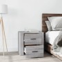 Sonoma grauer Nachttisch 50x39x47 cm von vidaXL, Schließfächer und Lagerschränke - Ref: Foro24-816710, Preis: 70,87 €, Rabatt: %