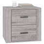 Sonoma grauer Nachttisch 50x39x47 cm von vidaXL, Schließfächer und Lagerschränke - Ref: Foro24-816710, Preis: 70,87 €, Rabatt: %
