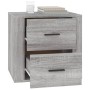 Sonoma grauer Nachttisch 50x39x47 cm von vidaXL, Schließfächer und Lagerschränke - Ref: Foro24-816710, Preis: 70,87 €, Rabatt: %