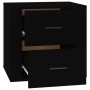 Schwarzer Nachttisch 50x39x47 cm von vidaXL, Schließfächer und Lagerschränke - Ref: Foro24-816705, Preis: 57,95 €, Rabatt: %