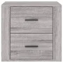 Sonoma grauer Nachttisch 50x39x47 cm von vidaXL, Schließfächer und Lagerschränke - Ref: Foro24-816710, Preis: 69,74 €, Rabatt: %