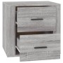 Sonoma grauer Nachttisch 50x39x47 cm von vidaXL, Schließfächer und Lagerschränke - Ref: Foro24-816710, Preis: 70,87 €, Rabatt: %