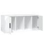 Glänzend weißer Sperrholz-TV-Schrank 100x35x40 cm von vidaXL, TV-Möbel - Ref: Foro24-816802, Preis: 53,34 €, Rabatt: %