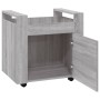 Sonoma Schreibtischwagen aus grauem Sperrholz 60x45x60 cm von vidaXL, Küchen - und Speisenwagen - Ref: Foro24-816614, Preis: ...