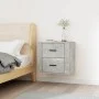Wall-mounted bedside table in concrete gray color, 50x36x47 cm by vidaXL, Lockers and storage cabinets - Ref: Foro24-816860, ...