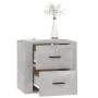 Wall-mounted bedside table in concrete gray color, 50x36x47 cm by vidaXL, Lockers and storage cabinets - Ref: Foro24-816860, ...