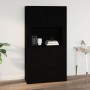 Schwarzer Sperrholz-Wandschrank 80x33x80 cm von vidaXL, Sideboards - Ref: Foro24-816585, Preis: 89,95 €, Rabatt: %