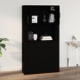 Schwarzer Sperrholz-Wandschrank 80x33x80 cm von vidaXL, Sideboards - Ref: Foro24-816585, Preis: 89,95 €, Rabatt: %