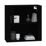 Schwarzer Sperrholz-Wandschrank 80x33x80 cm von vidaXL, Sideboards - Ref: Foro24-816585, Preis: 89,95 €, Rabatt: %